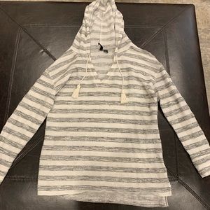 Black and white striped TJ maxx pullover